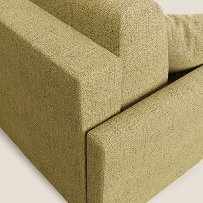 Edgar divano letto matrimoniale in tessuto felis impermeabile T03 giallo 