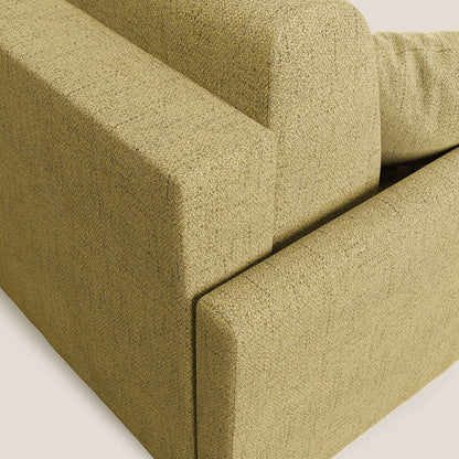 Edgar divano letto angolare in tessuto felis impermeabile T03 giallo