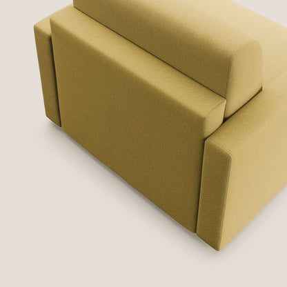 Chris poltrona letto in tessuto impermeabile T13 giallo