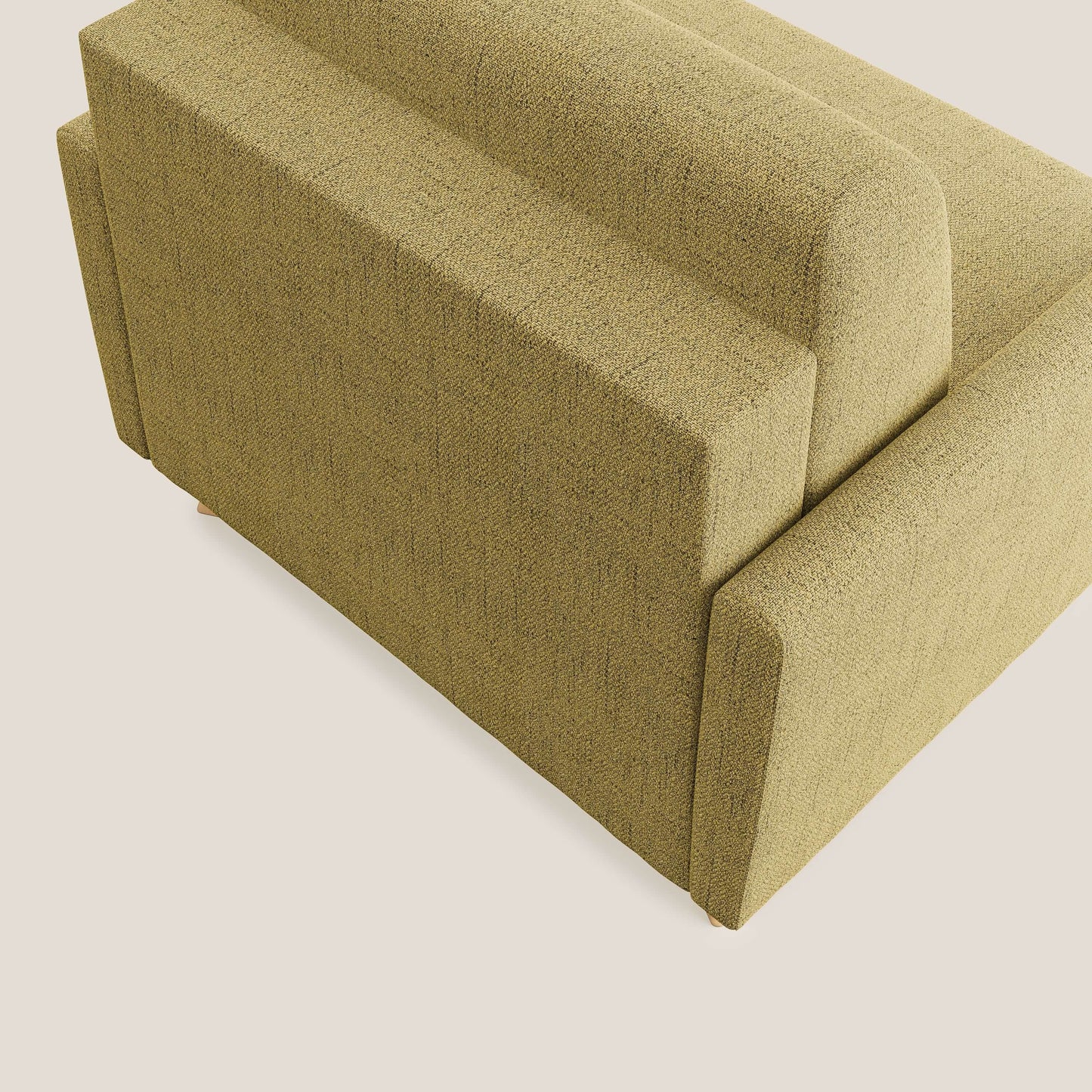 Edgar poltrona letto in tessuto felis impermeabile T03 giallo