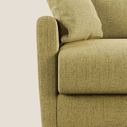 Edgar divano letto matrimoniale in tessuto felis impermeabile T03 giallo 