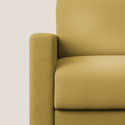 Chris poltrona letto in tessuto impermeabile T13 giallo