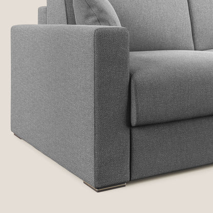 Best Divano letto angolare con penisola in tessuto smacchiabile QuickClean T08 grigio