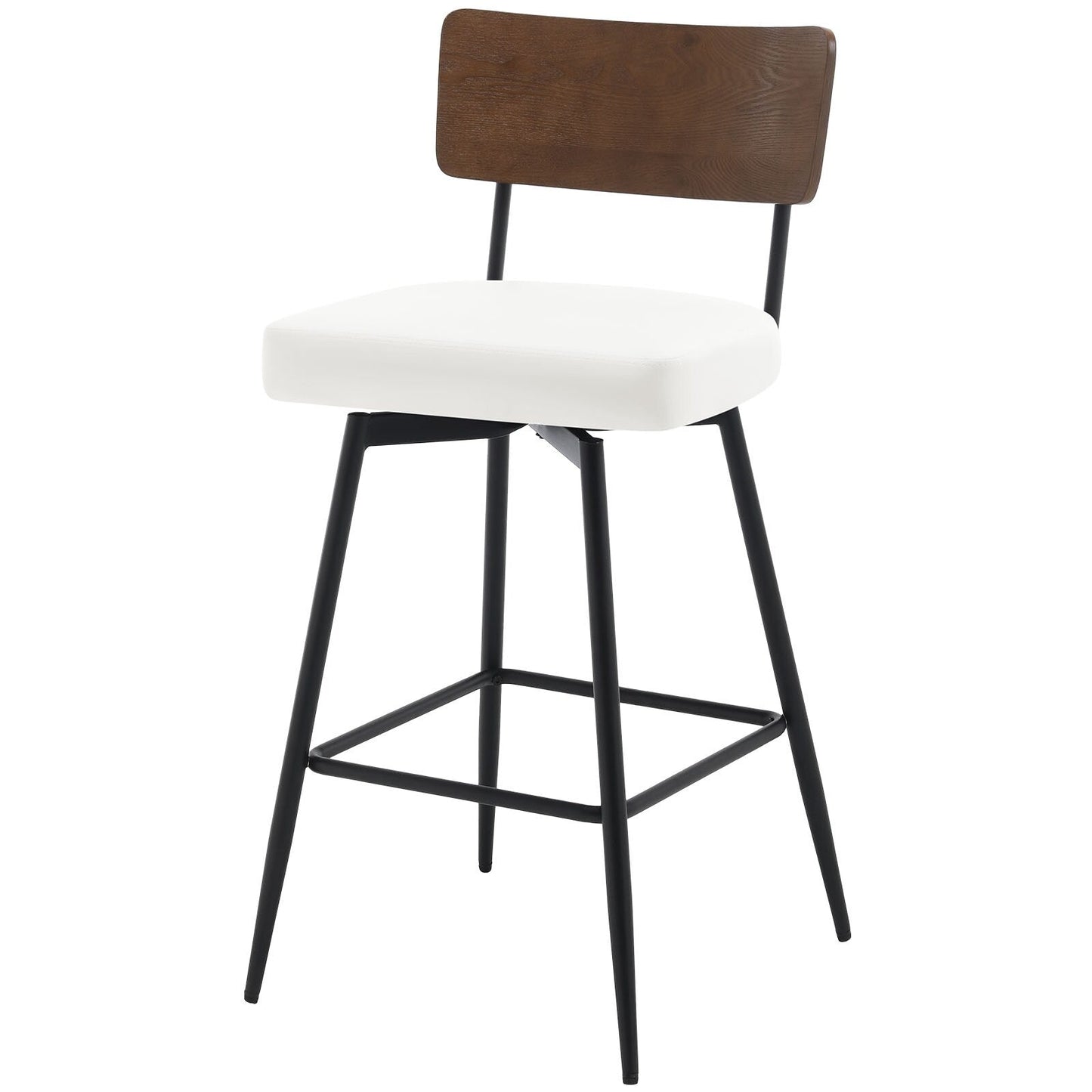 Faux Leather Upholstered Swivel Counter/Bar Stools Set of 2/3/4