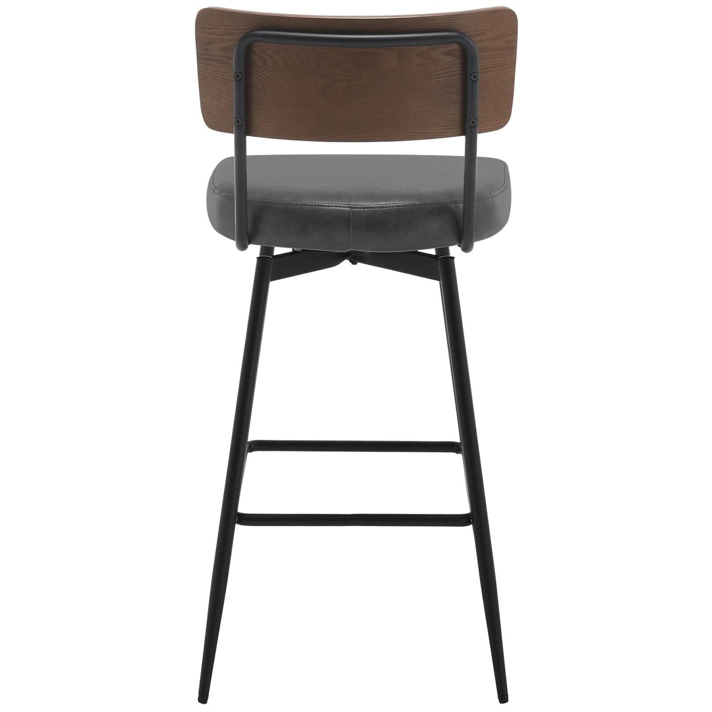 Faux Leather Upholstered Swivel Counter/Bar Stools Set of 2/3/4