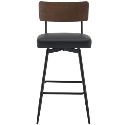 Faux Leather Upholstered Swivel Counter/Bar Stools Set of 2/3/4