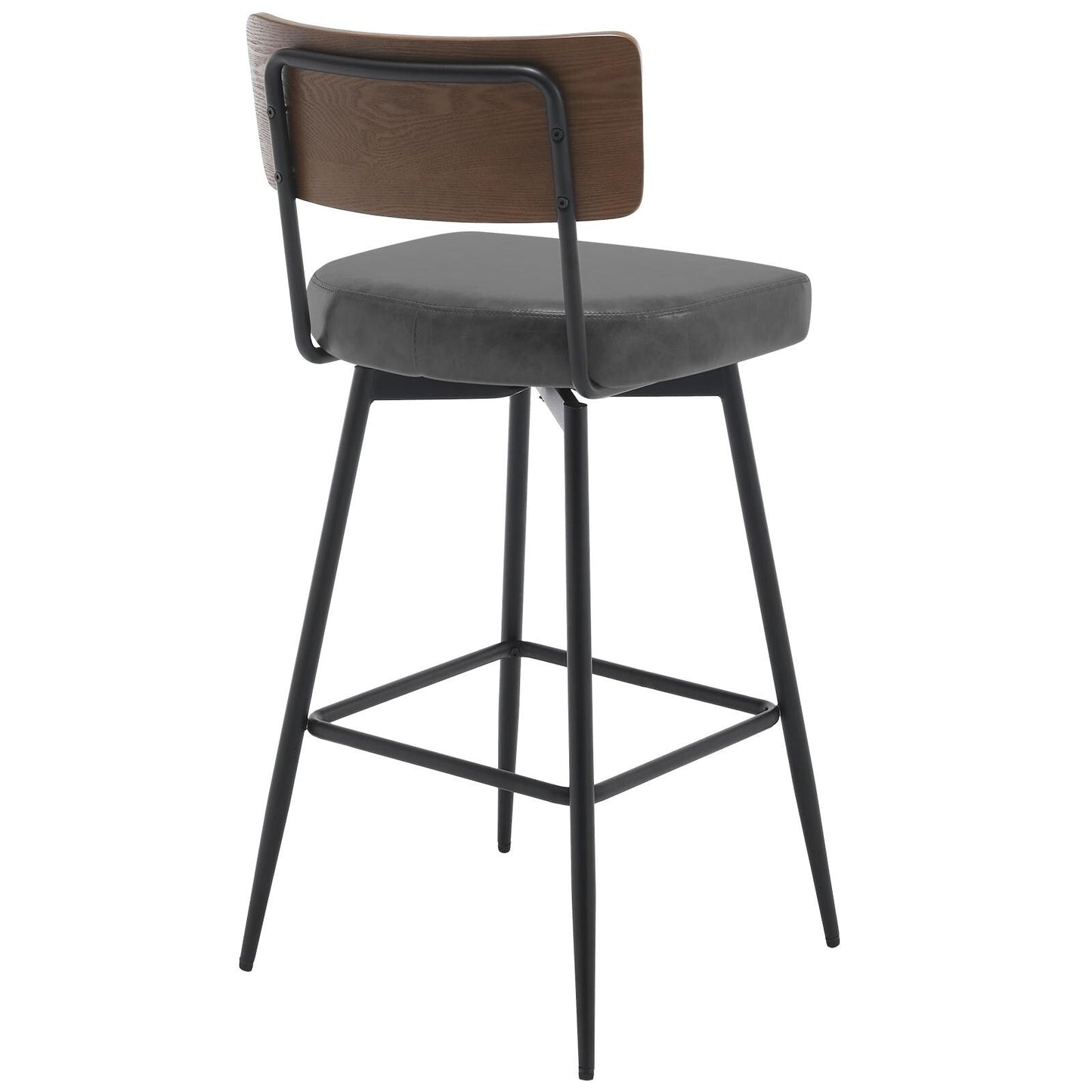 Faux Leather Upholstered Swivel Counter/Bar Stools Set of 2/3/4