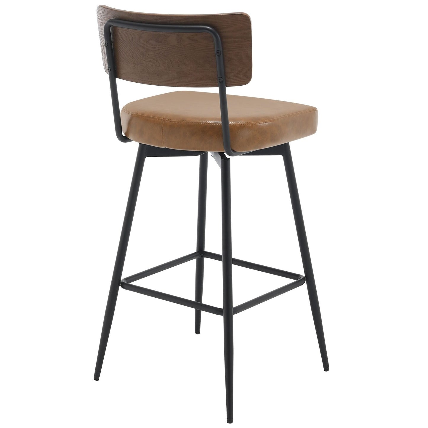 Faux Leather Upholstered Swivel Counter/Bar Stools Set of 2/3/4
