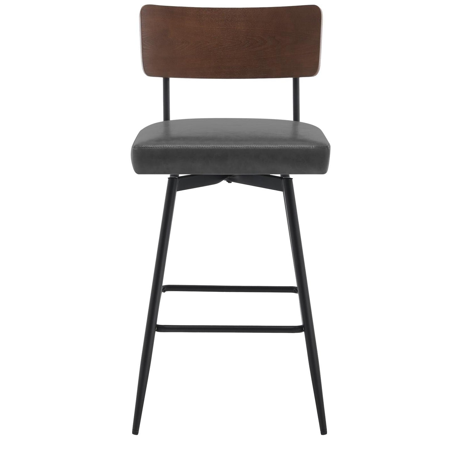 Faux Leather Upholstered Swivel Counter/Bar Stools Set of 2/3/4
