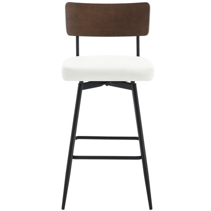 Faux Leather Upholstered Swivel Counter/Bar Stools Set of 2/3/4