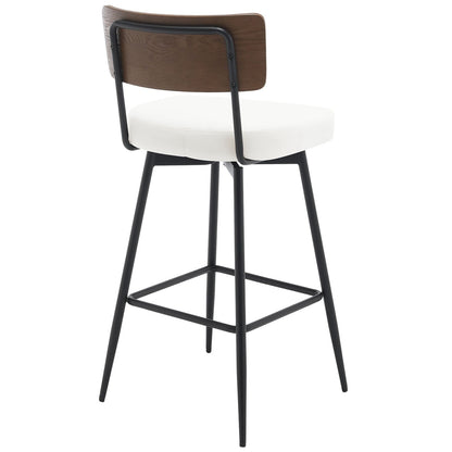 Faux Leather Upholstered Swivel Counter/Bar Stools Set of 2/3/4