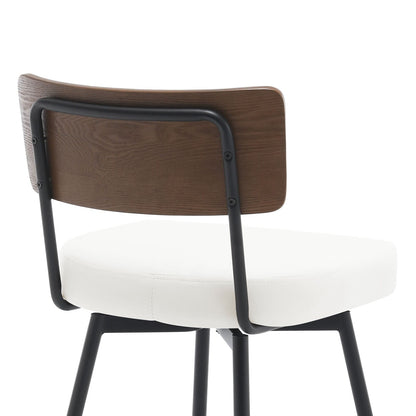 Faux Leather Upholstered Swivel Counter/Bar Stools Set of 2/3/4