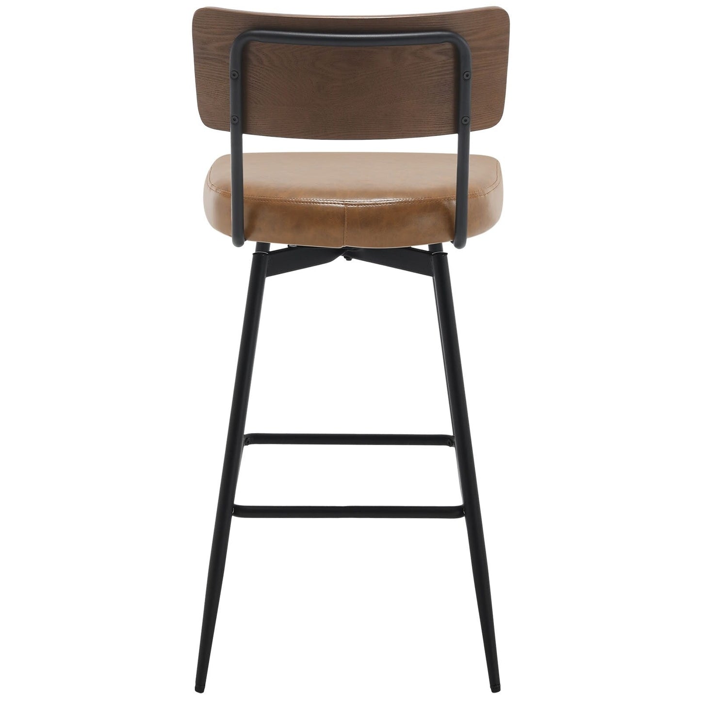 Faux Leather Upholstered Swivel Counter/Bar Stools Set of 2/3/4