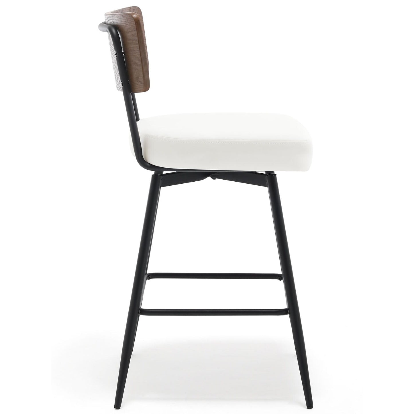 Faux Leather Upholstered Swivel Counter/Bar Stools Set of 2/3/4