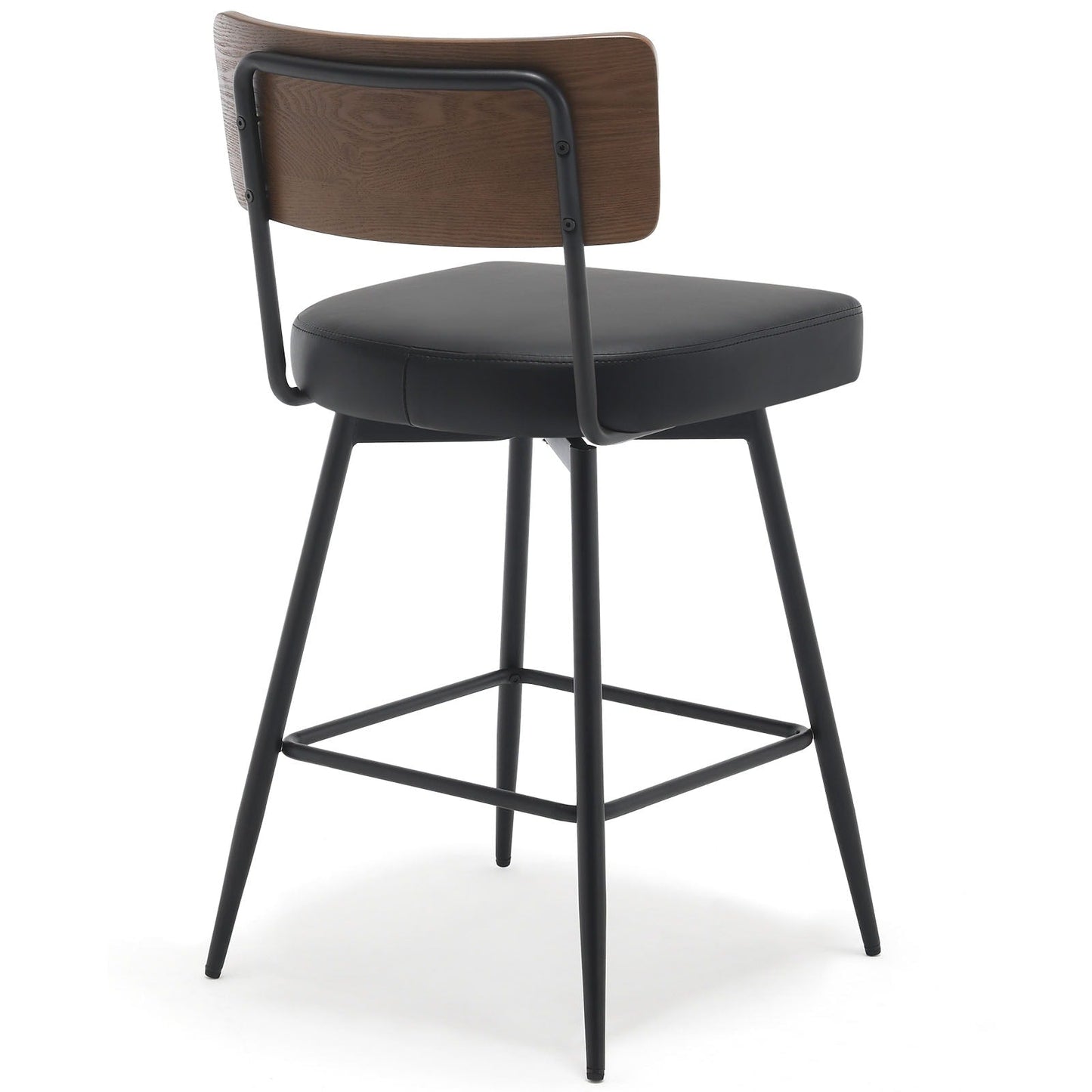 Faux Leather Upholstered Swivel Counter/Bar Stools Set of 2/3/4