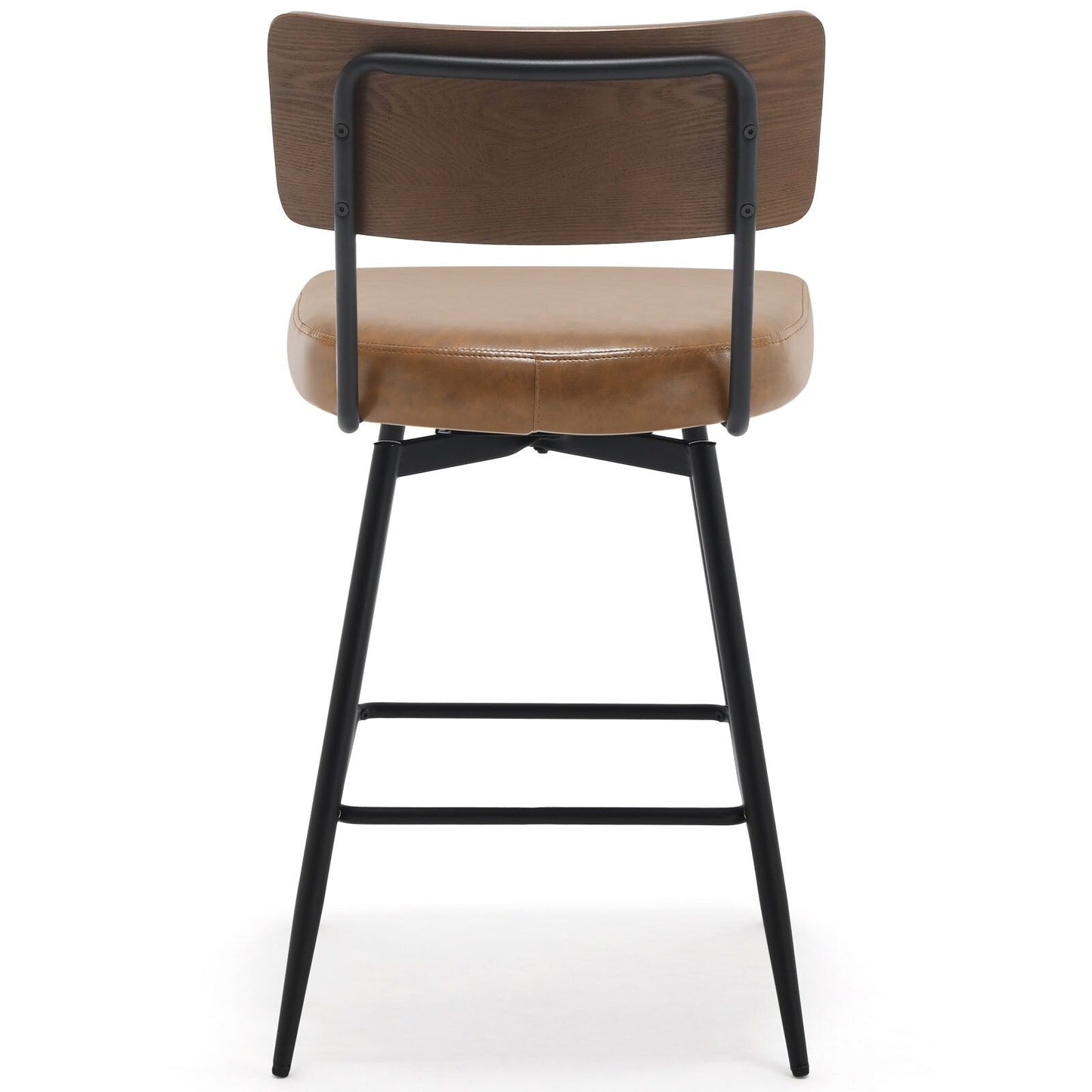 Faux Leather Upholstered Swivel Counter/Bar Stools Set of 2/3/4