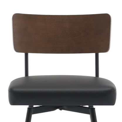 Faux Leather Upholstered Swivel Counter/Bar Stools Set of 2/3/4