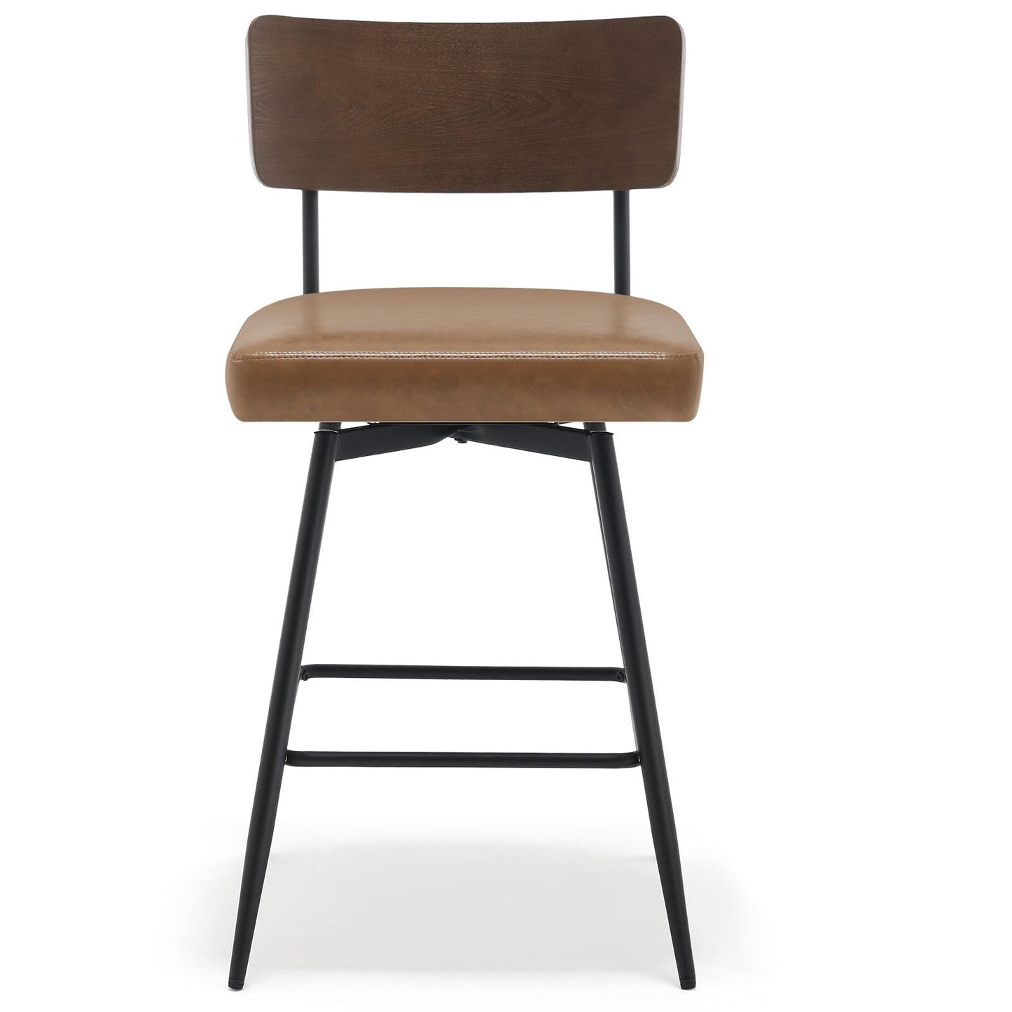 Faux Leather Upholstered Swivel Counter/Bar Stools Set of 2/3/4