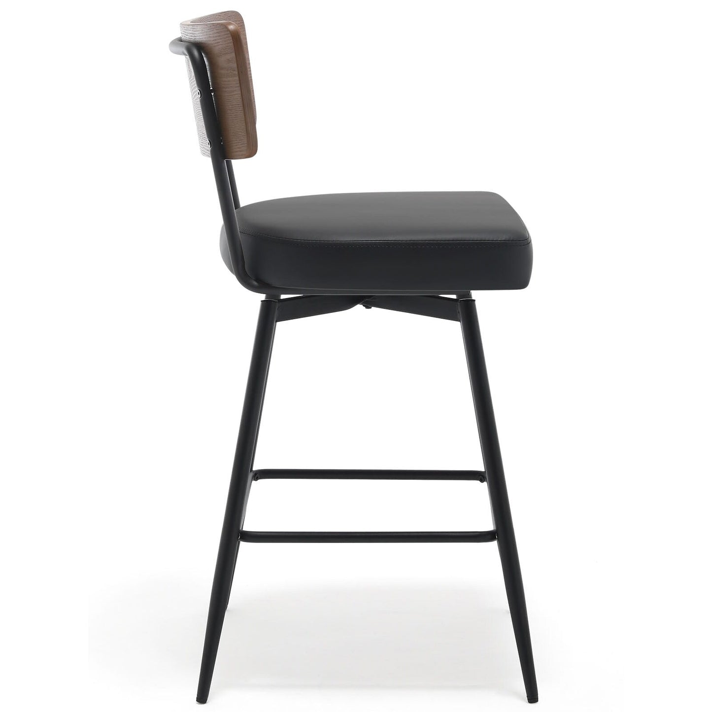 Faux Leather Upholstered Swivel Counter/Bar Stools Set of 2/3/4