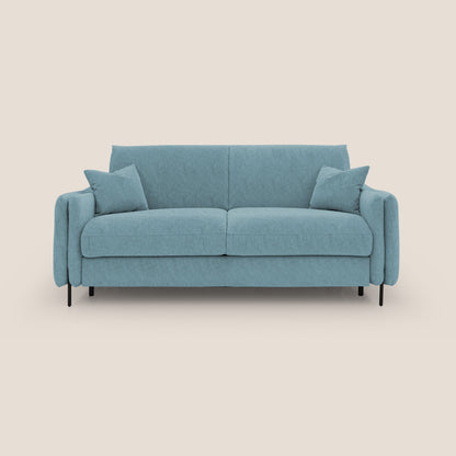 Gregory Divano letto con materasso h18 cm in microfibra effetto velluto impermeabile T09 carta da zucchero 