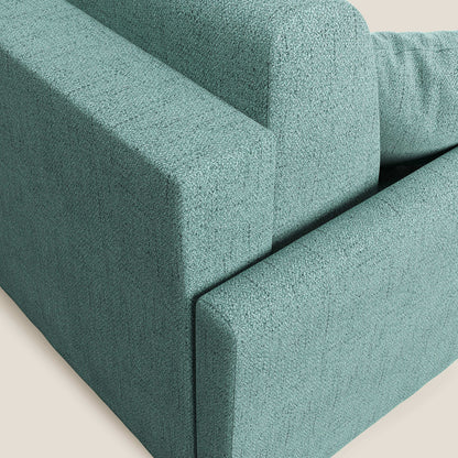 Edgar divano letto matrimoniale in tessuto felis impermeabile T03 verde acqua 