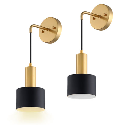 2Pack 13 RGB Wireless Wall Lamp Battery Operated with Remote