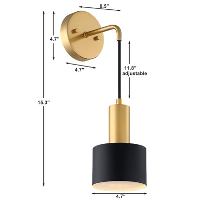 2Pack 13 RGB Wireless Wall Lamp Battery Operated with Remote