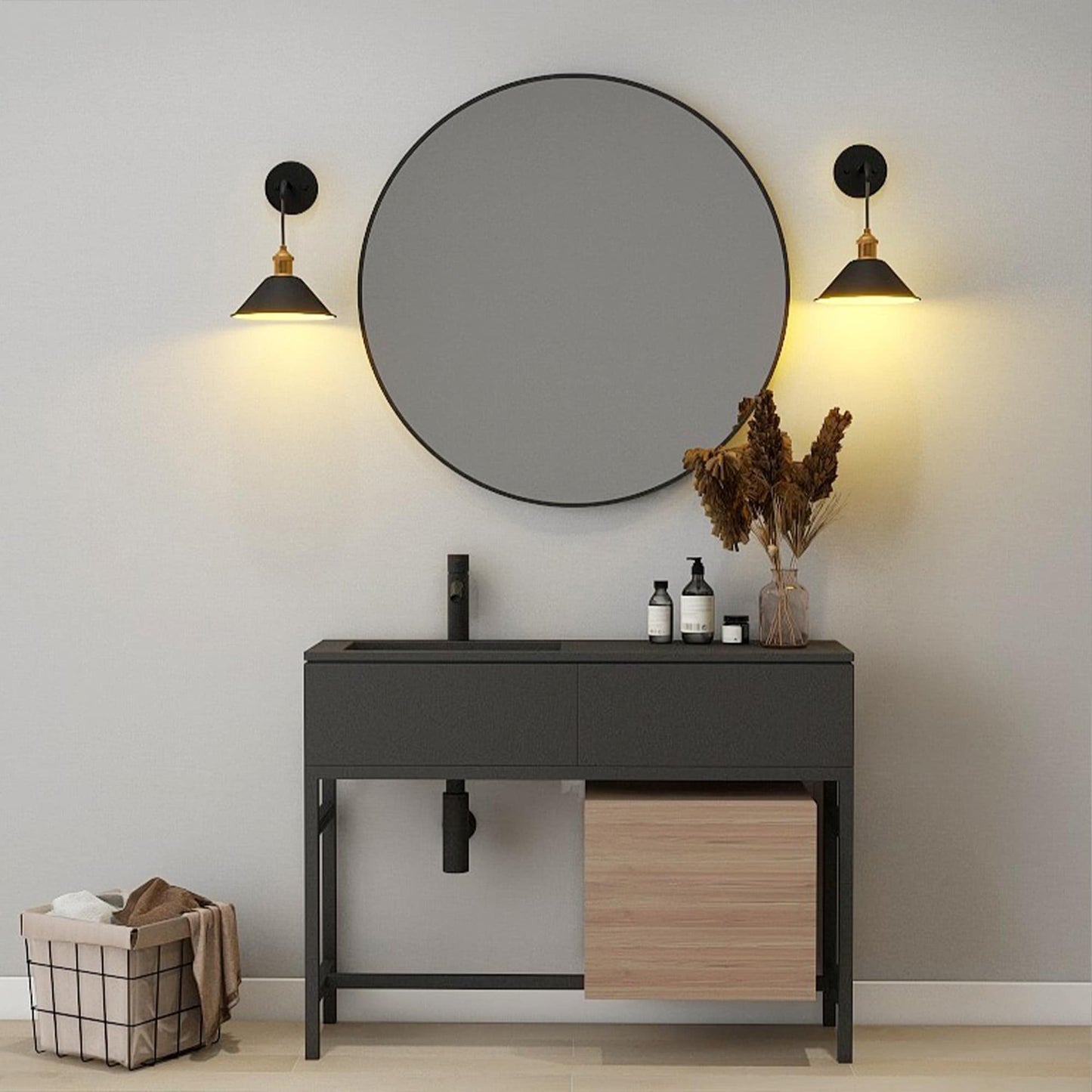 2Pack Battery Operated Wall Sconce with Remote