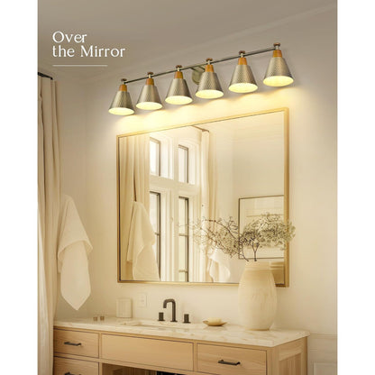 3/5/6-Light Modern Bathroom Vanity Light