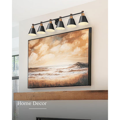 3/5/6-Light Modern Bathroom Vanity Light