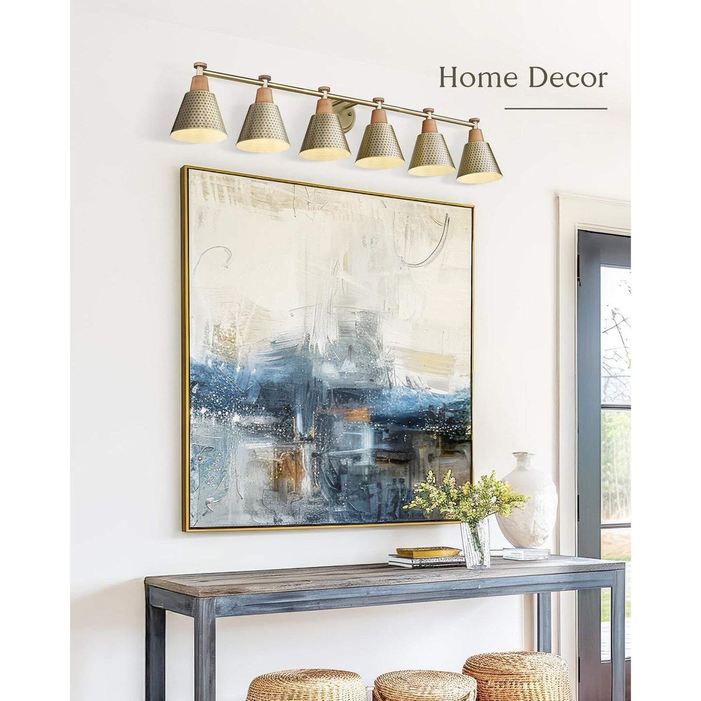 3/5/6-Light Modern Bathroom Vanity Light