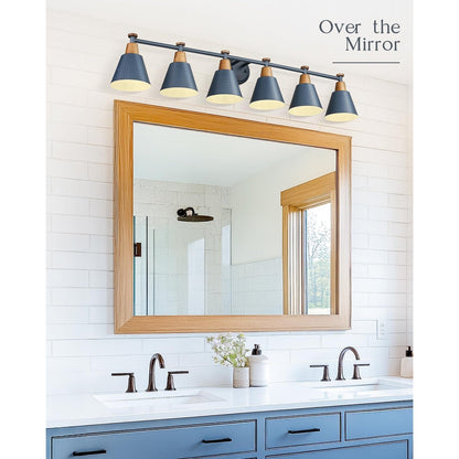 3/5/6-Light Modern Bathroom Vanity Light