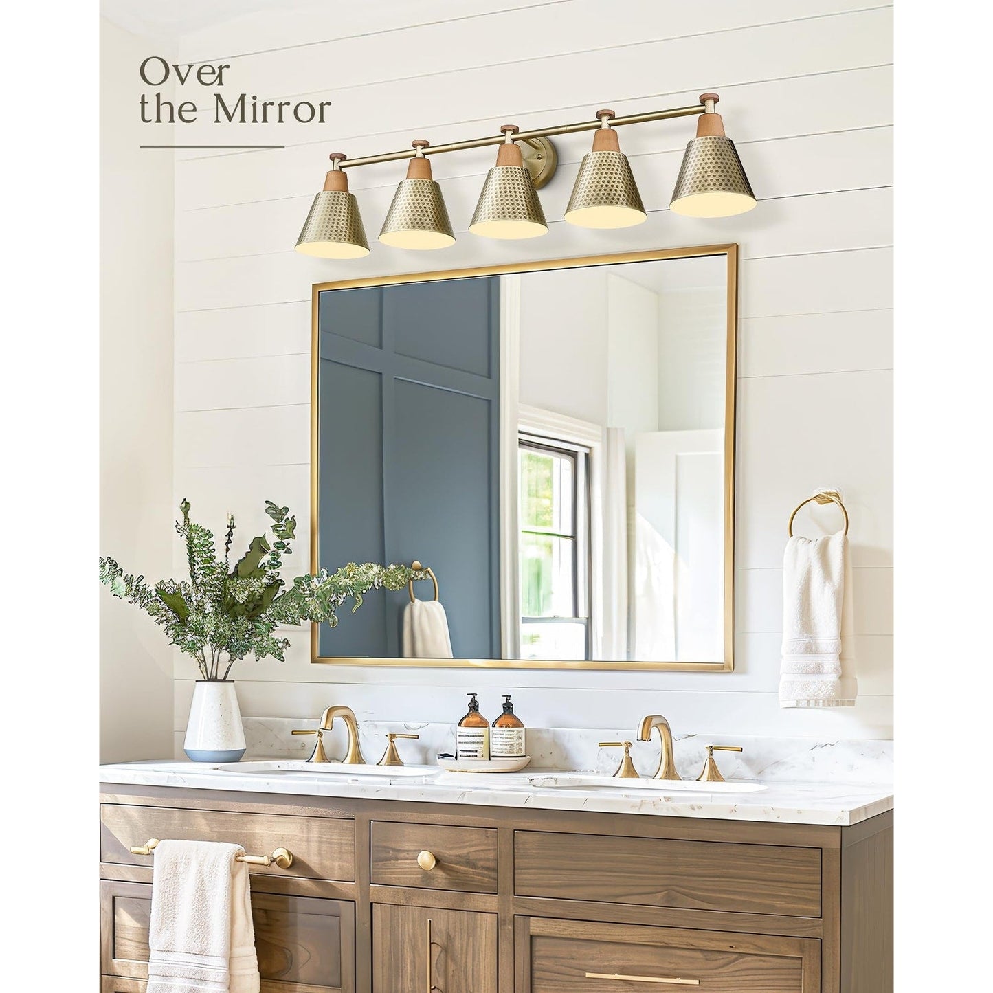 3/5/6-Light Modern Bathroom Vanity Light