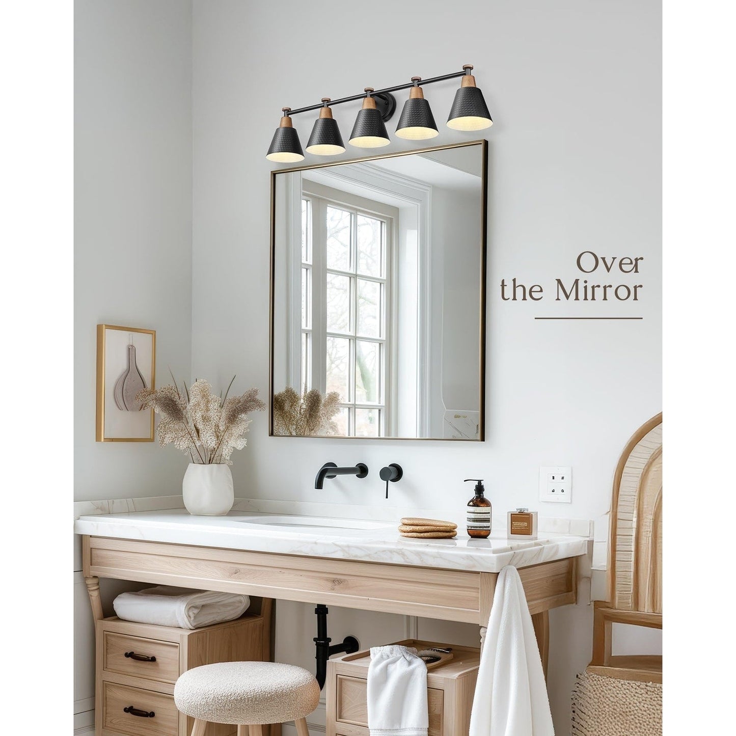 3/5/6-Light Modern Bathroom Vanity Light