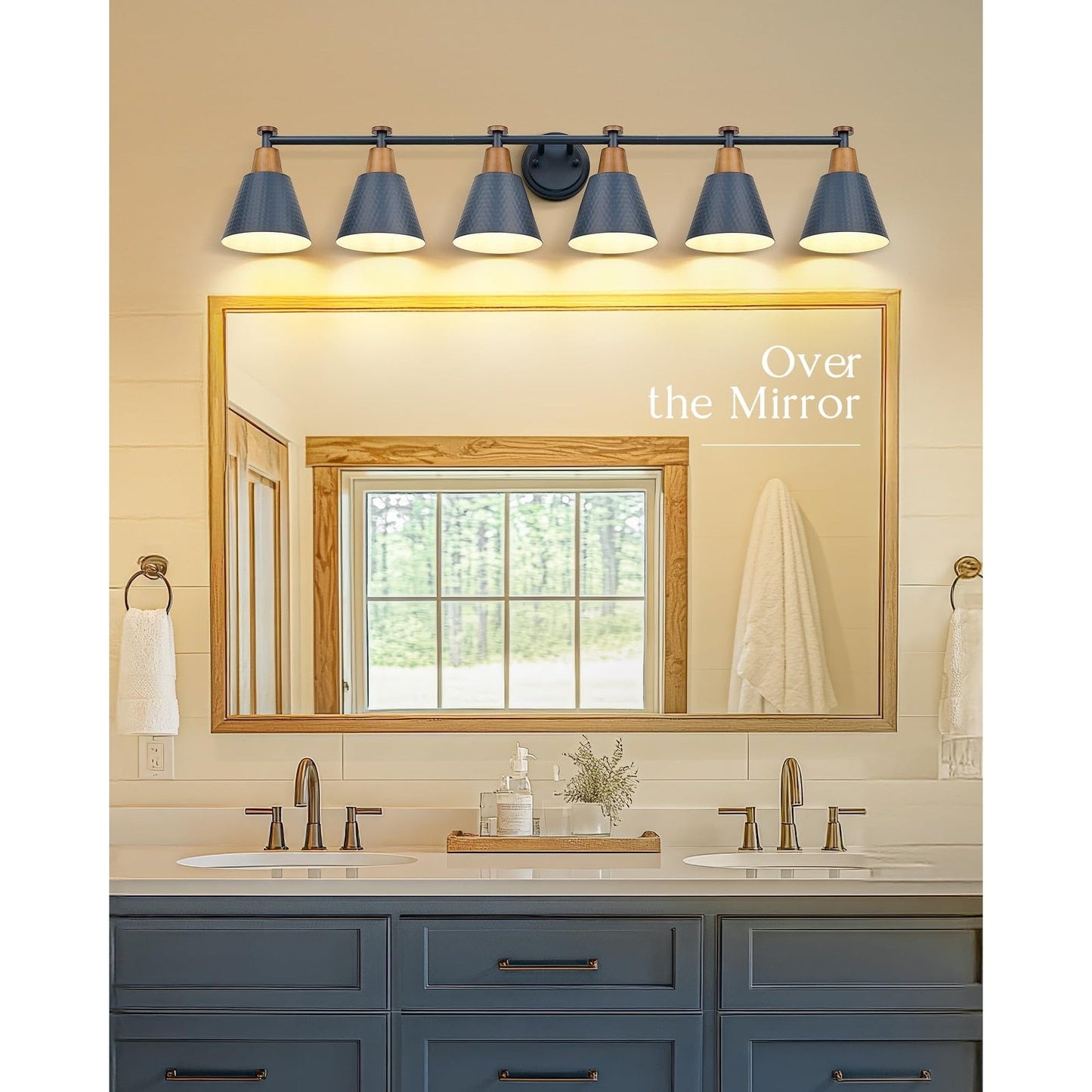 3/5/6-Light Modern Bathroom Vanity Light