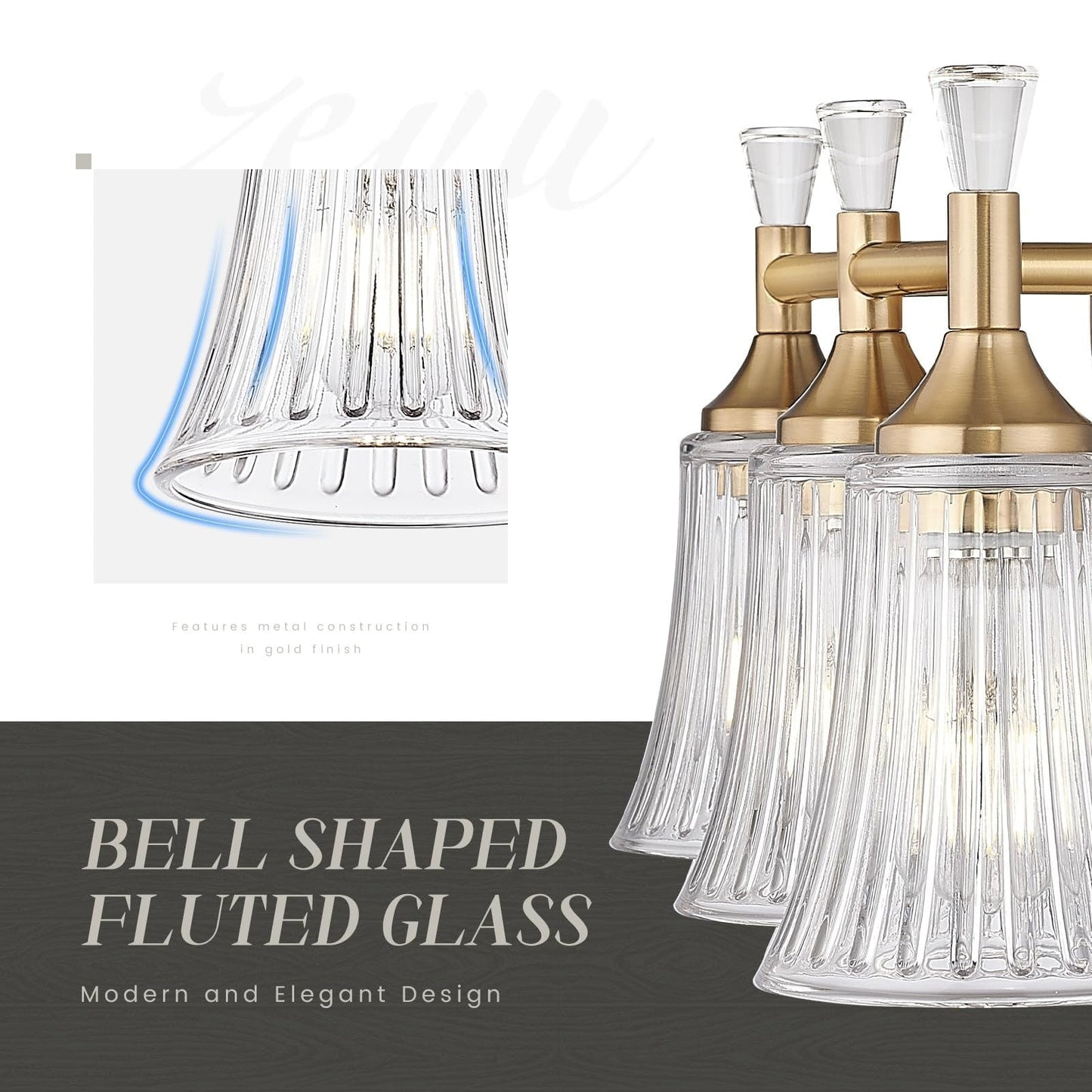 3-Light Bathroom Vanity Lighting Fixtures