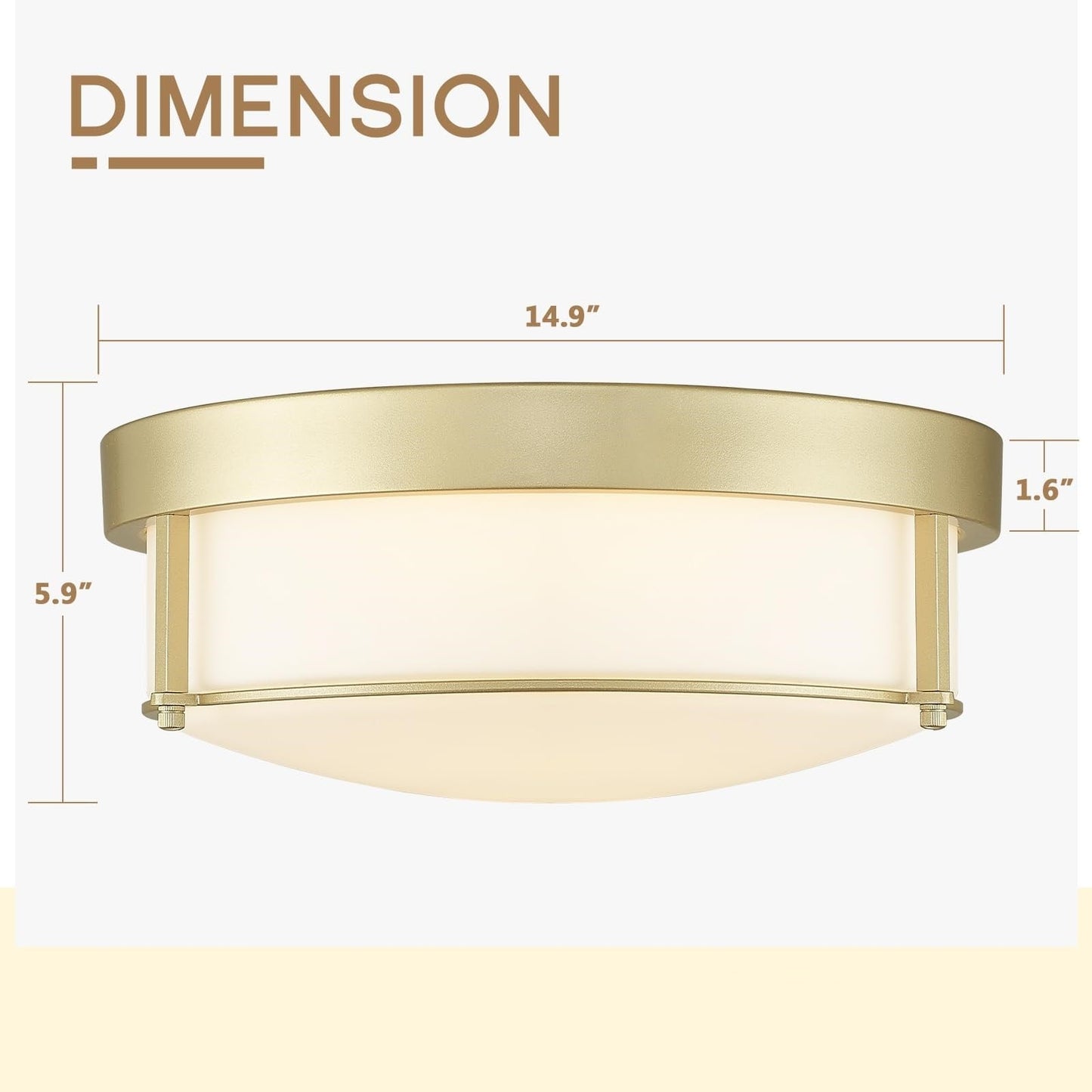 3-Light Glass Ceiling Light Flush Mount Light Fixture Seeded Glass