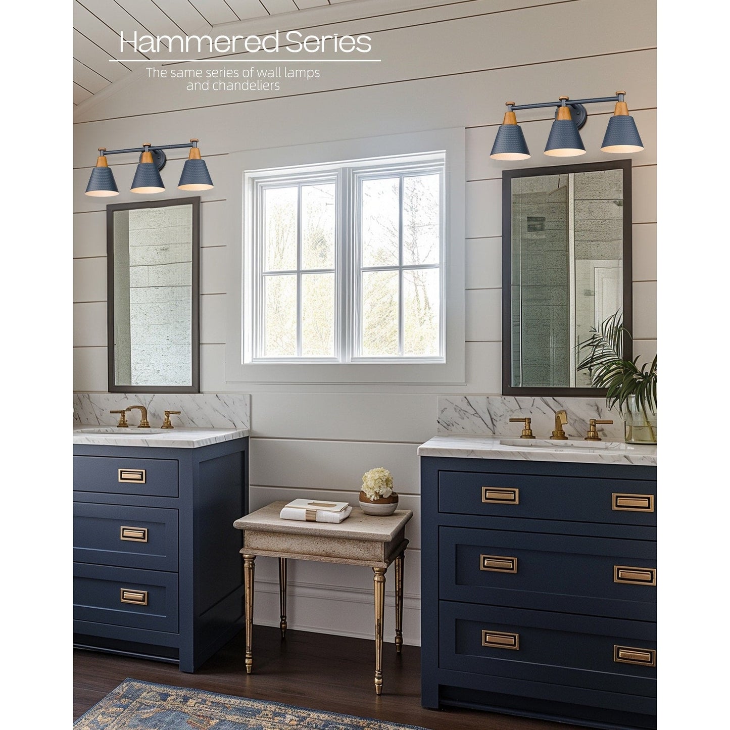 3/5/6-Light Modern Bathroom Vanity Light