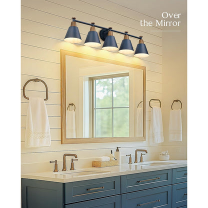 3/5/6-Light Modern Bathroom Vanity Light