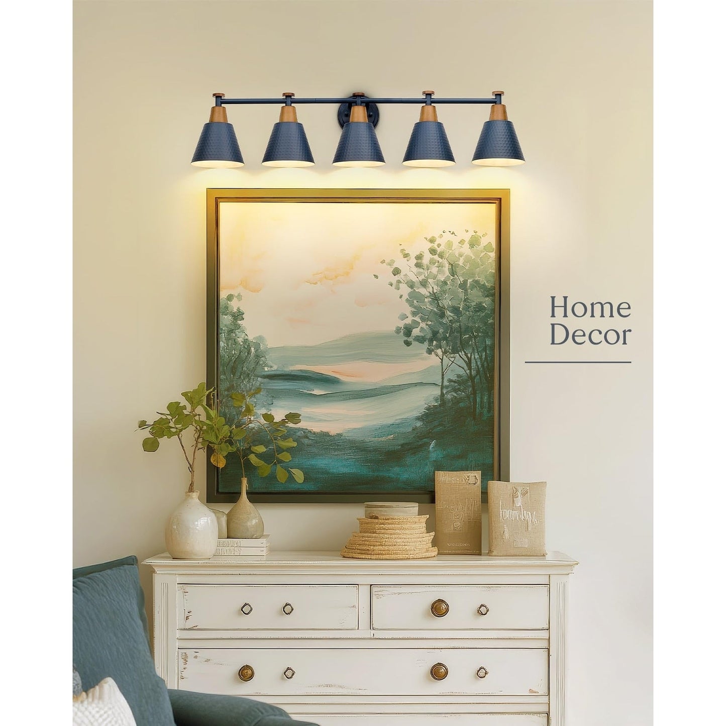 3/5/6-Light Modern Bathroom Vanity Light