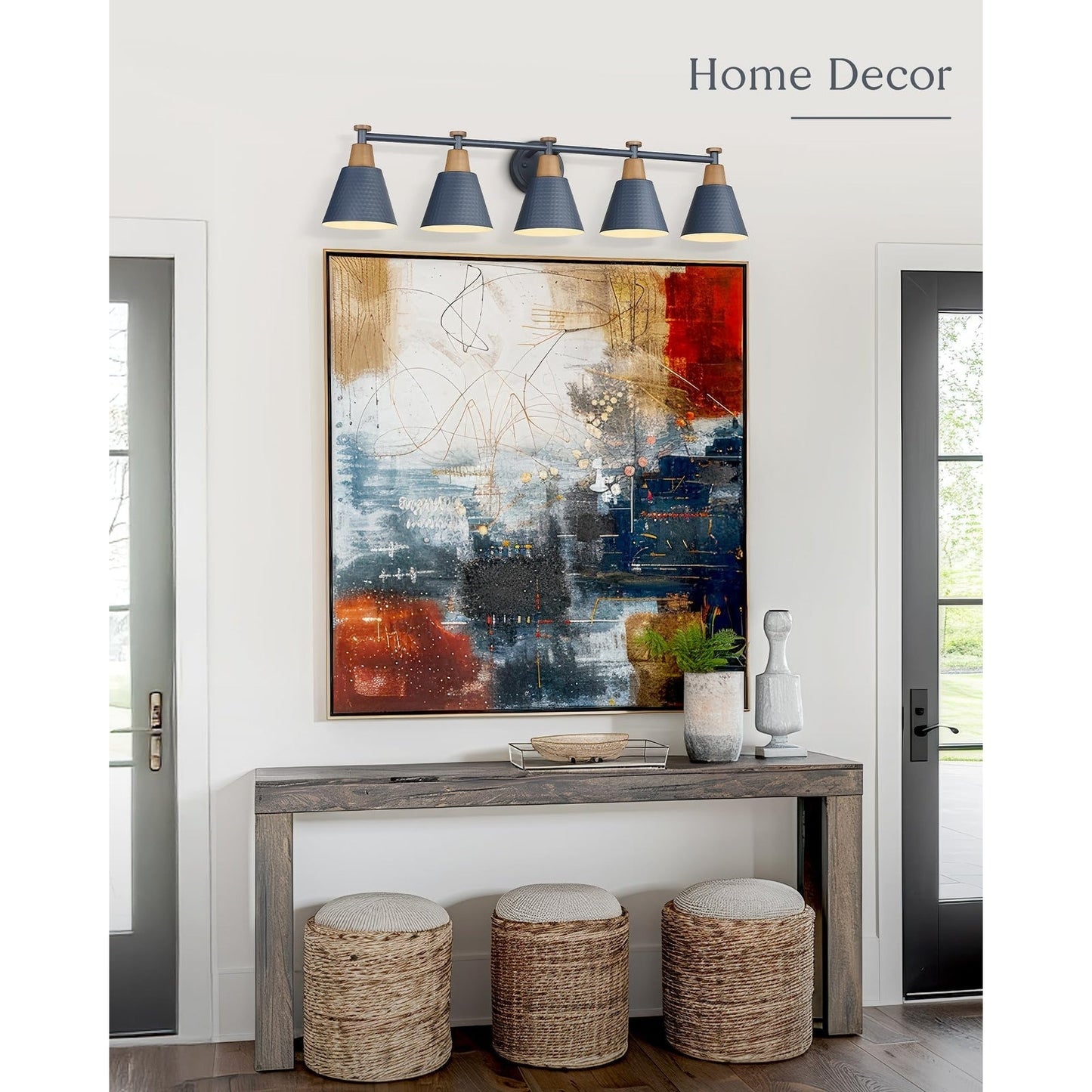 3/5/6-Light Modern Bathroom Vanity Light