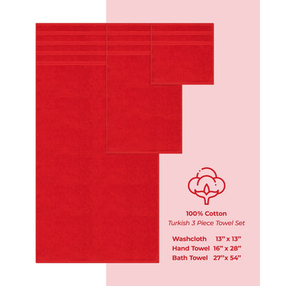 3 Piece Bathroom Towel Set 100% Cotton Luxury Turkish Bath Hand Towels Extra Large Face Towels Clearance Set