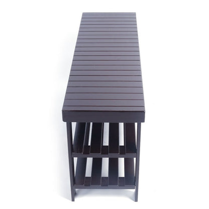 3-Tier Shoe Rack Bench Shoe Storage Organizer Holds Up to 240 lbs