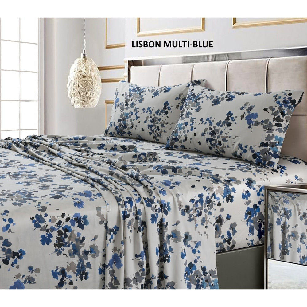 300 Thread Count Cotton Ultra-Soft Printed Pillowcases (Set of 2)