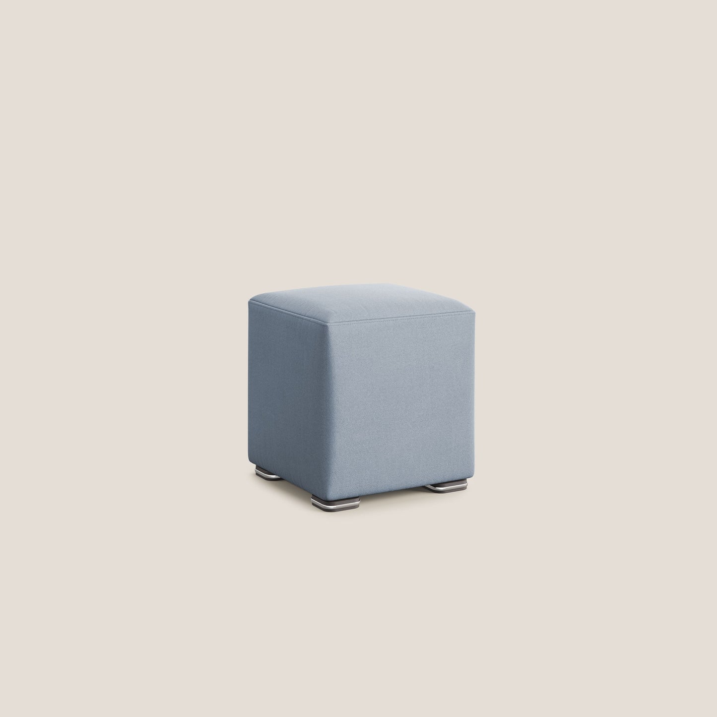 Pouf cubo in microfibra smacchiabile T11 carta da zucchero