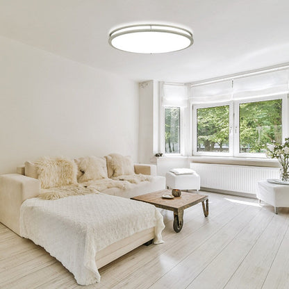 32 in. 65W Oval Flush Mount Ceiling Light with Remote