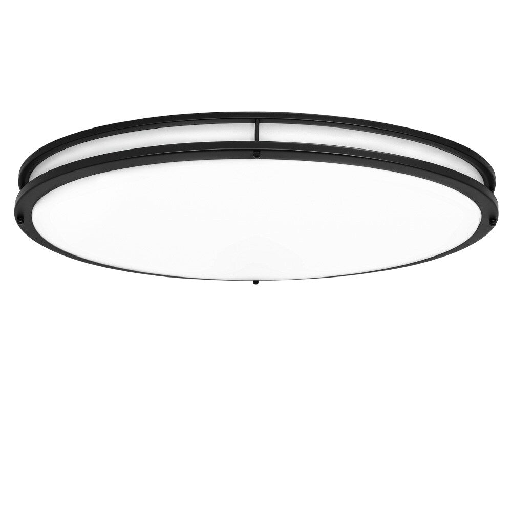 32 in. 65W Oval Flush Mount Ceiling Light with Remote