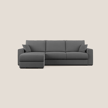 Dream Divano letto angolare in tessuto smacchiabile T05 antracite 