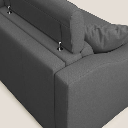 Divano letto matrimoniale Amber in tessuto smacchiabile T05