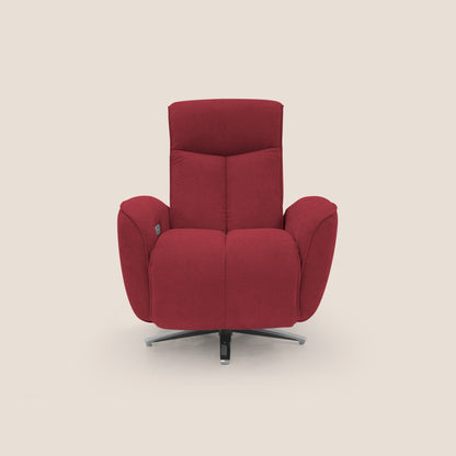 Poltroncina EVA RELAX in morbido tessuto impermeabile T02 rosso